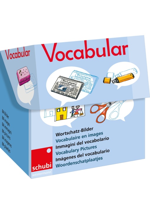 Vocabular Wortschatzbilder - Schule, Medien, Kommunikation