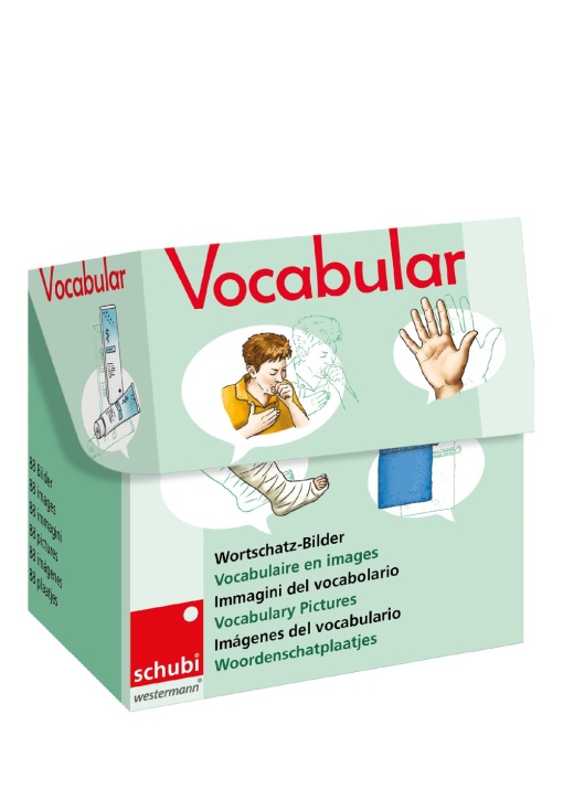 Vocabular Wortschatzbilder - Körper, Körperpflege, Gesundheit