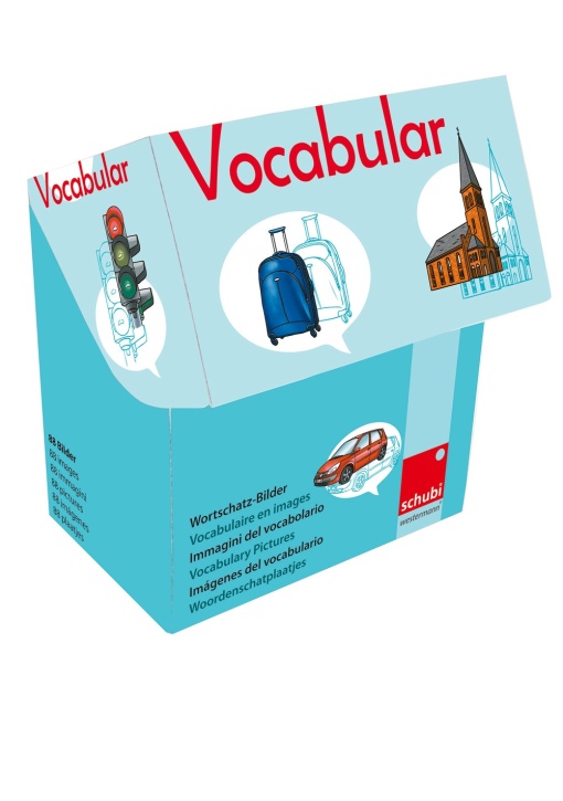 Vocabular Wortschatzbilder - Fahrzeuge, Verkehr, Gebäude