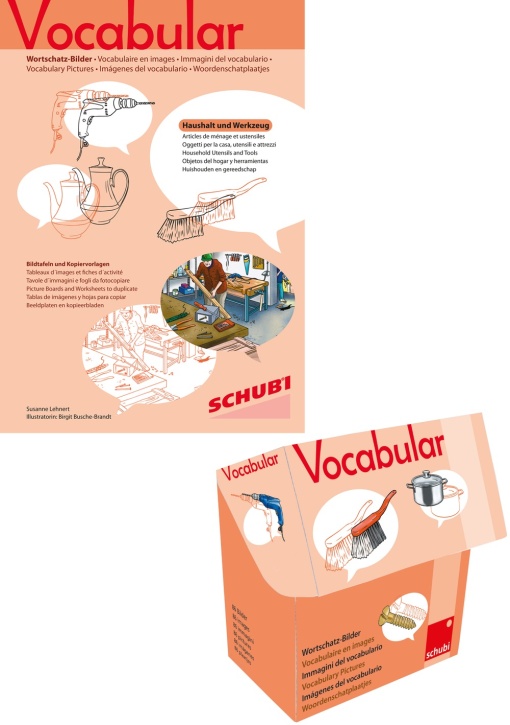 Vocabular Set - Wohnen 2: Haushalt und Werkzeug - Bilderbox und Kopiervorlage