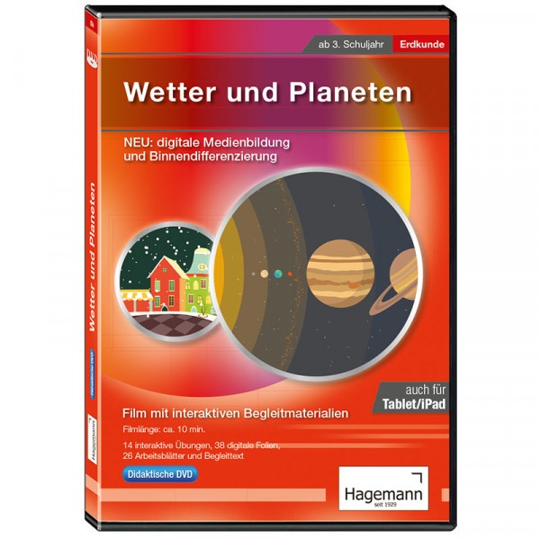 Didaktische DVD Wetter und Planeten (tabletfähig)