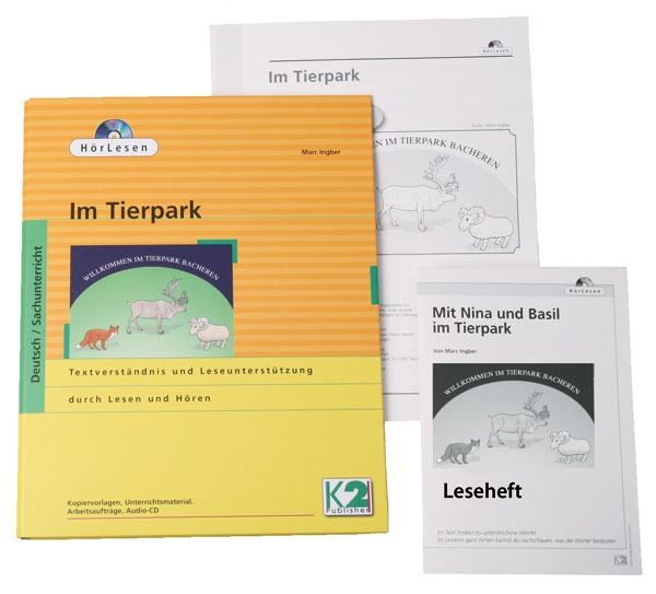 HörLesen: Im Tierpark, 1 Hörbuch als Audio -CD, 12 -seitiges Les