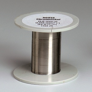Chrom-Nickel-Draht, Durchmesser 0,2 mm, 100m blank auf Spule