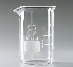 Becherglas, Borosilikatglas, hF, 250 ml
