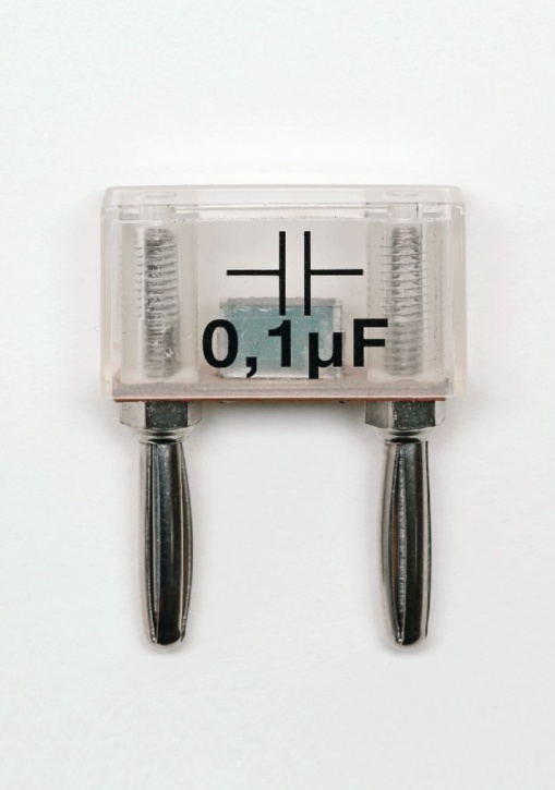 Kondensator auf Steckelement, 0,1 µF / 250 V