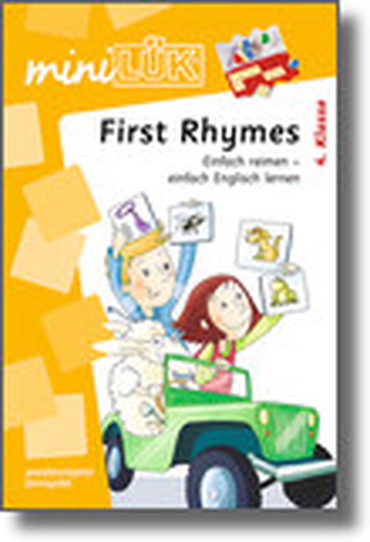 mini-Lük Heft First Rhymes, Einfache Reime - einfach Englisch lernen