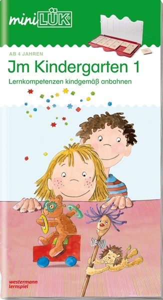 mini-Lük Heft Im Kindergarten 1, Lernkompetenzen