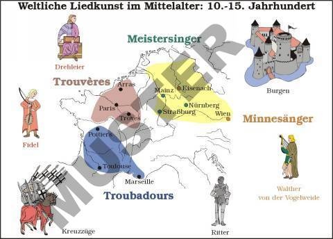 TR Weltliche Liedkunst im Mittelalter: 10.-15.Jahrhundert