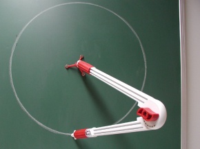 PROFI-linie - Zirkel MAGNETO mit Magnet-Dreifuß und Drehgriff