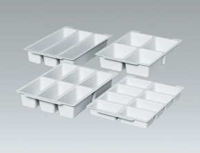 Einsatz, mit 4 Fächern (Facheinsätze)