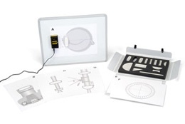 Laserraybox (230 V, 50/60 Hz), 5 Strahlen, je max. 1 mW, 635 nm